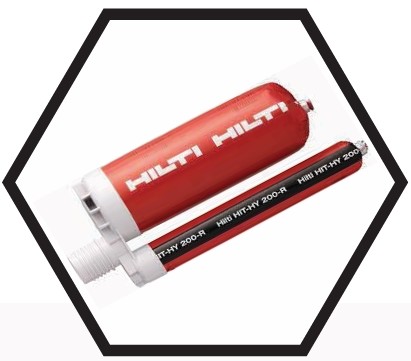 Hilti Chemical Anchors – HIT-RE 500 V3 Epoxy Resin for Threaded Rods and Rebar in Cracked Concrete – High Performance Hybrid Mortar, 300ml Cartridges, ETA Approved for Seismic and Heavy Duty Anchoring